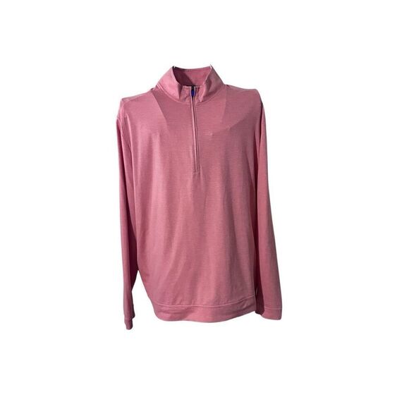 johnnie-O Other - Nice Johnnie-O Sheldon Half zip performance pullover strawberry pink‎ striped by